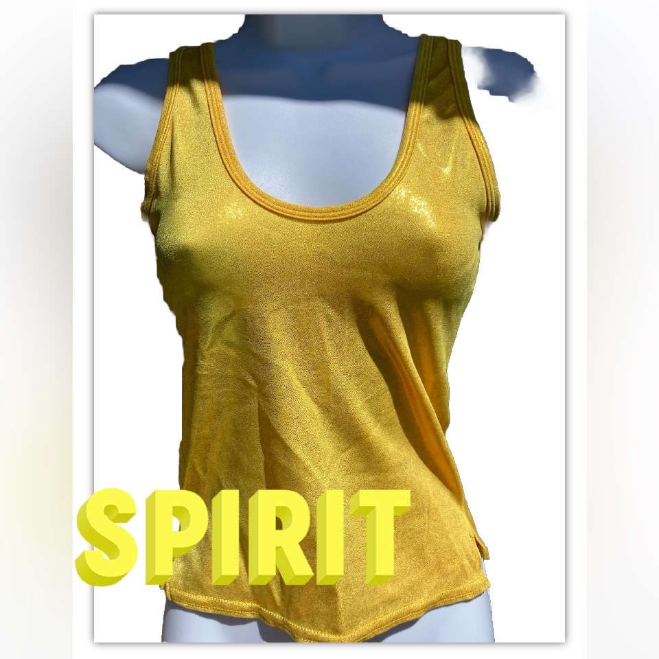 Womens Spirit Shiny Yellow Tank S Small